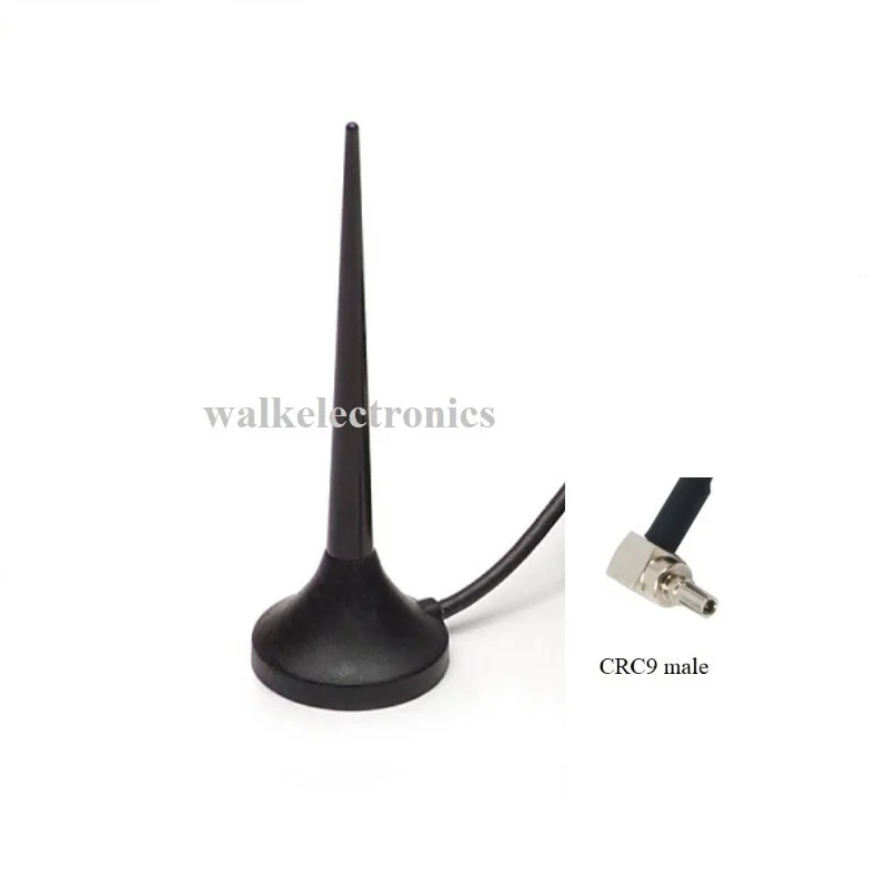 CRC9 male right angle magnetic mount gsm 3g LTE 4g car antenna omni directional multi band 2g 3g 4g whip antenna