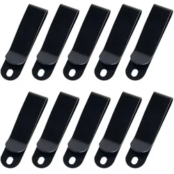 10PCS/LOT Black Kydex Holster Quick Clips Tactical Sheath Holster Metal Belt Clip Small Handy Spare Part