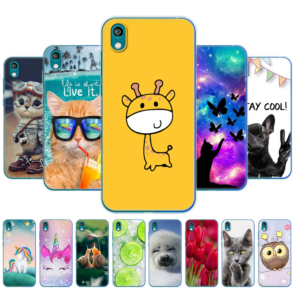 Silicone Case on Honor 8S Case Soft TPU Phone Case For  Honor 8S KSE-LX9 Honor8S 8 S Case Back Cover 5.71'' coque bumper