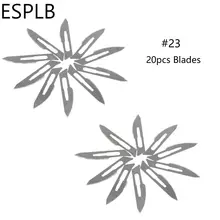 Stainless Steel Engraving Knife Blades 20 pcs #5