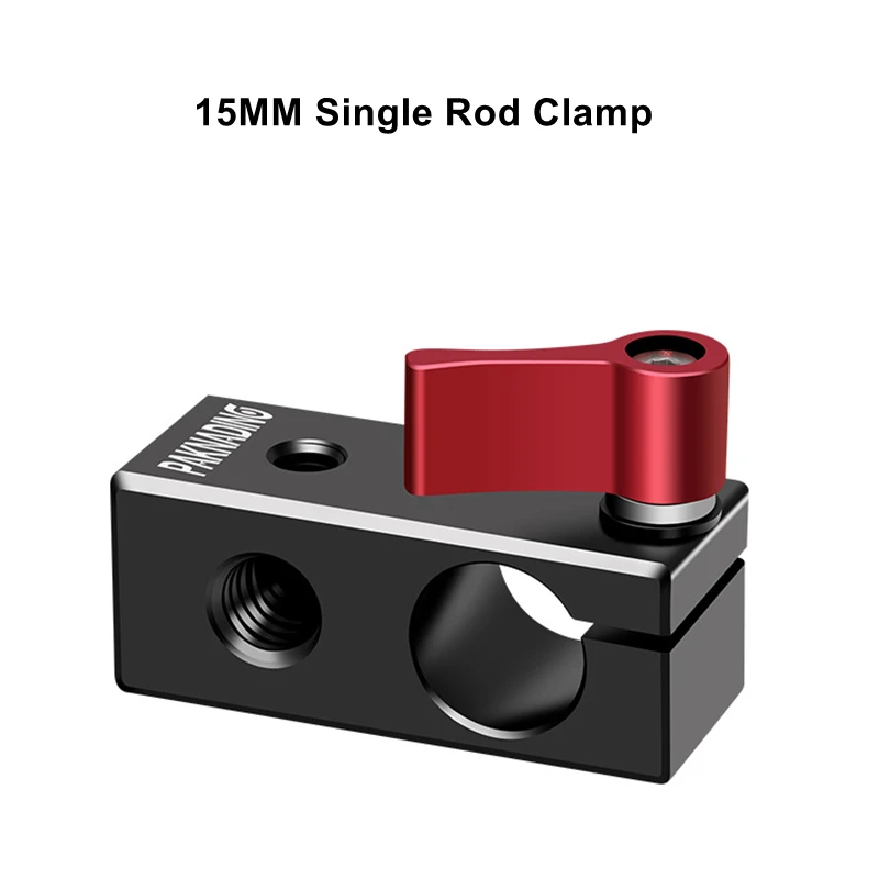 15Mm Cần Kẹp Camera Duy Nhất Cần Ốp Cho Cần 15Mm Hỗ Trợ Hệ Thống Kính Ngắm EVF Núi, màn Hình LCD, Micro Gắn
