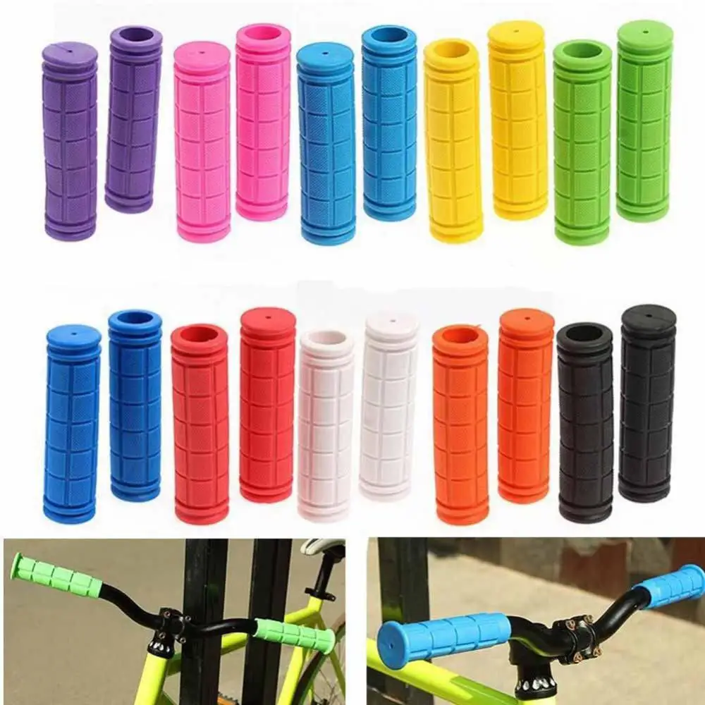 Rubber Handle Bicycle Soft Handlebar Kids Grips Child Ice Skating Skateboard Stroller Tricycle Bike Grips Faucet Handle Bar Grip