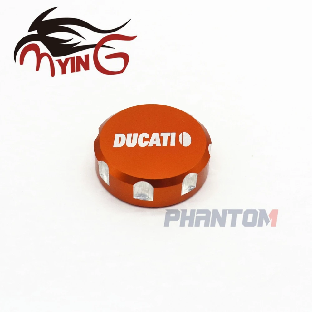 Front Brake Clutch & Rear Brake Fluid Reservoir Cover Cap For DUCATI 1299 1199 1198 1098 959 899 848 EVO Motorcycle Acessories