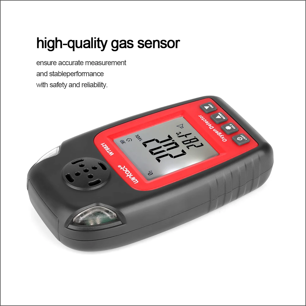 RZ Oxygen Detector Independent Oxygen Gas Sensor Warning-up High Sensitive Poisoning Alarm Detector