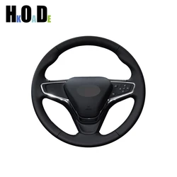 Car Steering Wheel Cover For Chevrolet Malibu Equinox 2018-2021 Opel Ampera-e 2016-2020 Hand stitch Microfiber leather