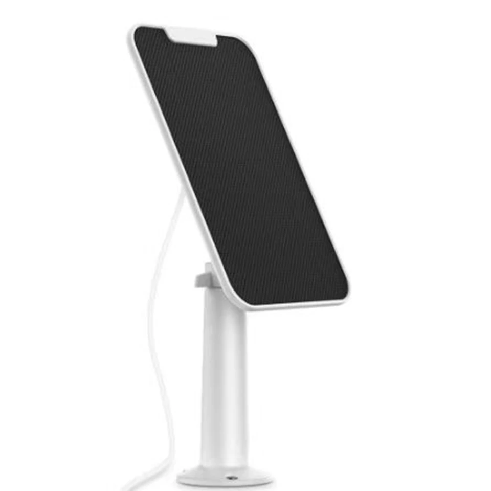 Saikiot 4W Solar Panel with Micro Interface Cable for Ring Arlo Battery Camera Video Doorbell Charging Aluminum Bracket