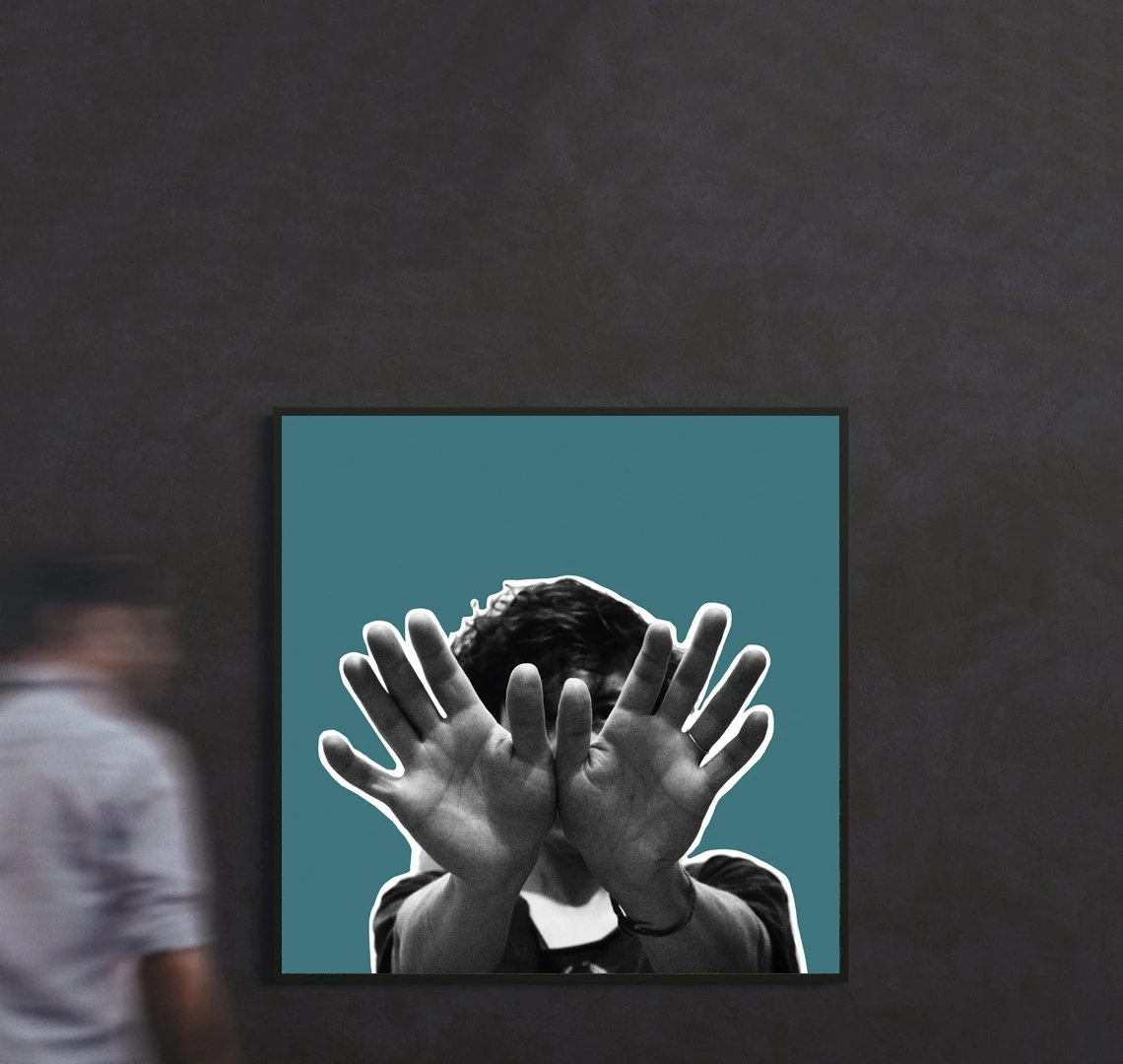 لحن ياردة أستطيع أن أشعرك زاحف في حياتي الخاصة ألبوم الموسيقى ملصق لوحة جدران المنزل الديكور (بدون إطار)