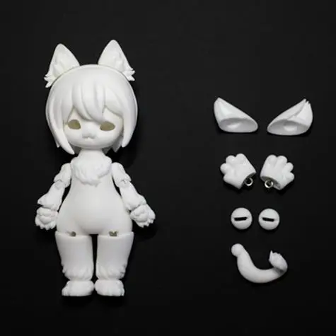 gaoshun 1/12 BJD dolls 12points- Sio2 cuty cat Animal pet - fashion cute birthday gift resin body mold