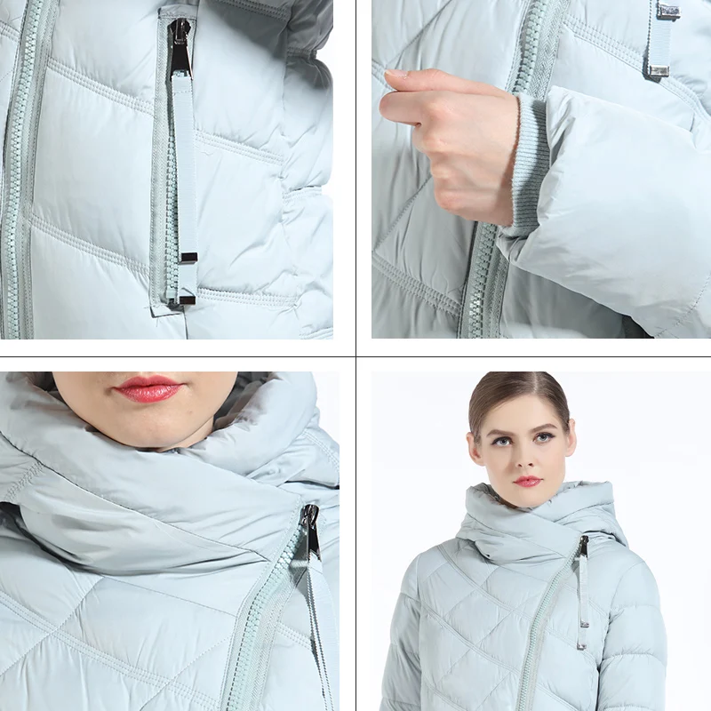 GASMAN 2022 Fashion Women Hooded Parka Down Winter Brand For Down Jacket Women Winter Thick Overcoat Women Jacets and Coat 18806