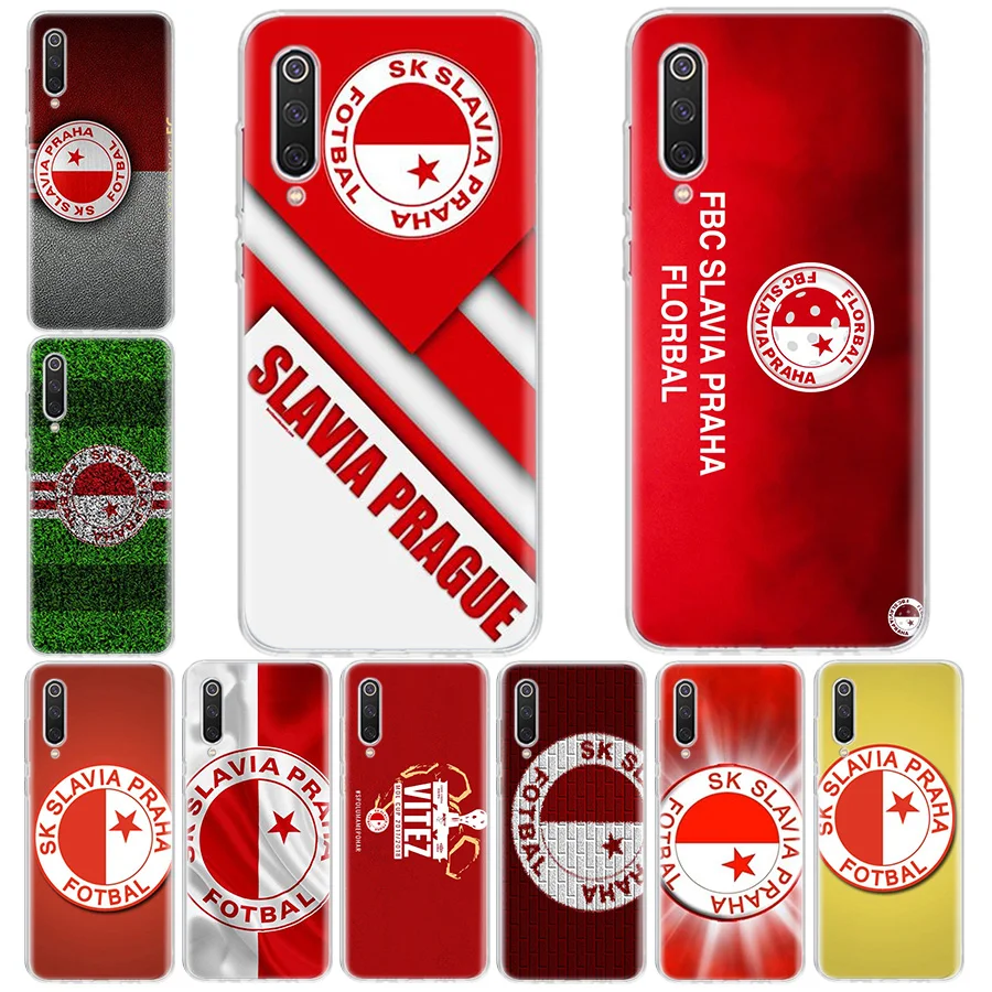 Sk Slavia Praha Czech Republic Phone Case For Xiaomi Redmi Note 13 Pro Plus 5G Cover 12 12C 10X 10C 10A 9 10 9T 9C 9A 8A 8 7A 7