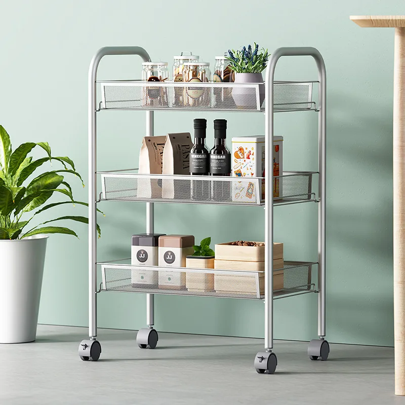 

Bathroom Shelf 3 Layer Aluminum Triangular Rack Bathroom Cosmetic Basket Holder With Wheel Accessories Storage Organizer Shelves