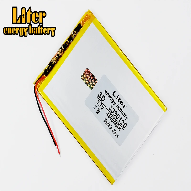 

P85HD dual-core tablet original three-wire protection board battery 3.7V 3390120 4500MAH