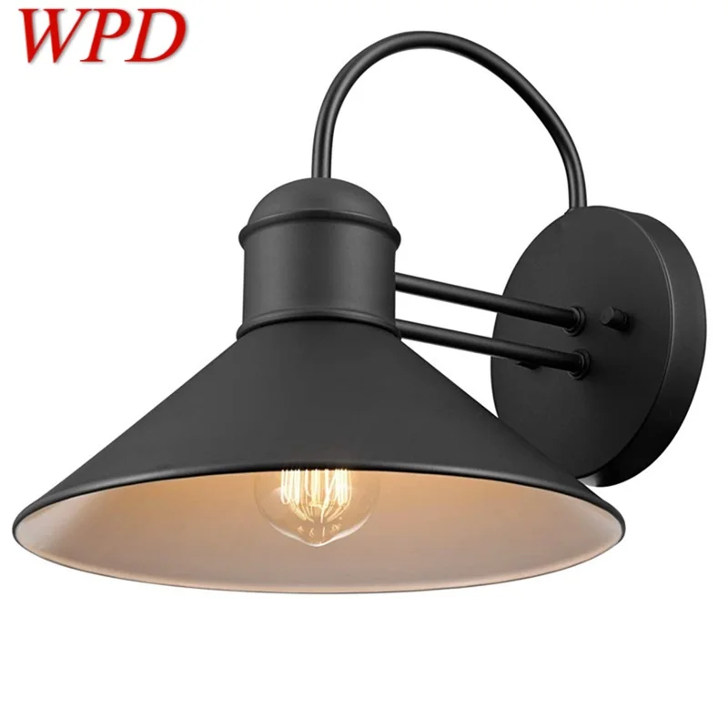 

WPD Outdoor Wall Lamp Classical LED Sconces Lighting Waterproof Home For Porch Villa