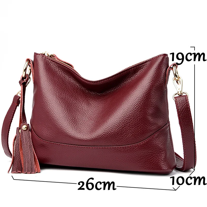 Soft Leather Women Bag Brand Designer Ladies Handbag Purses Luxury Female Shoulder Bag Large Capacity Crossbody Bags Sac a Main