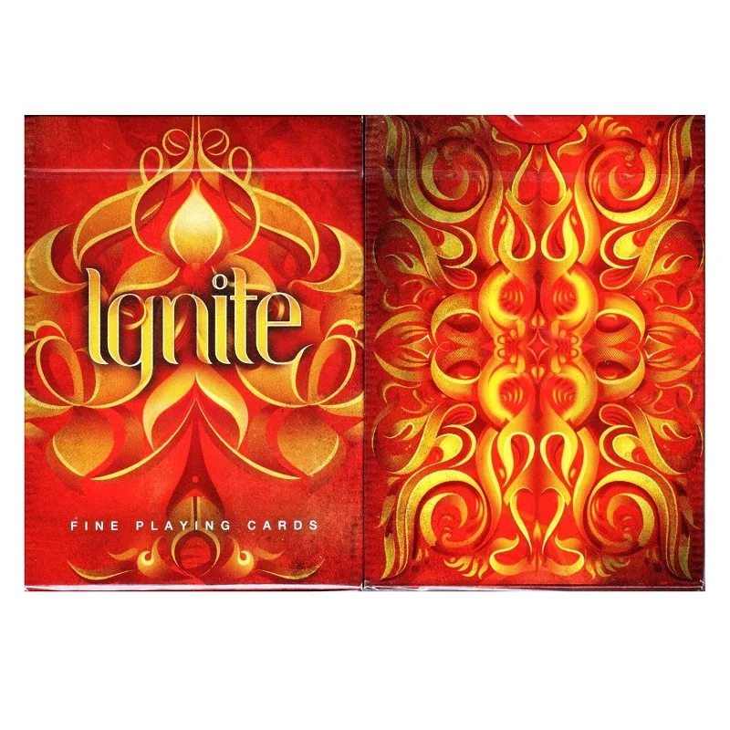 

Ellusionist Ignite Playing Cards USPCC Fire Deck Poker Size Magic Card Games Magic Tricks Props for Magician