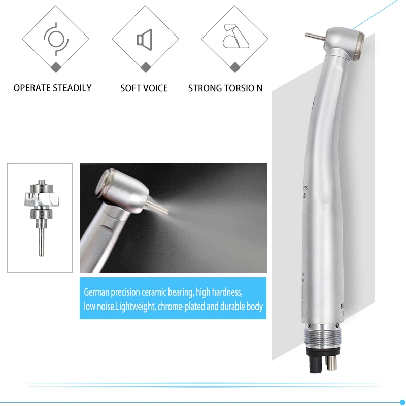 High Speed Turbine Handpiece T3 Racer 2/4 Hole Standard/Torque Dental Tools Dentistry Goods High Quality Genuine Factory