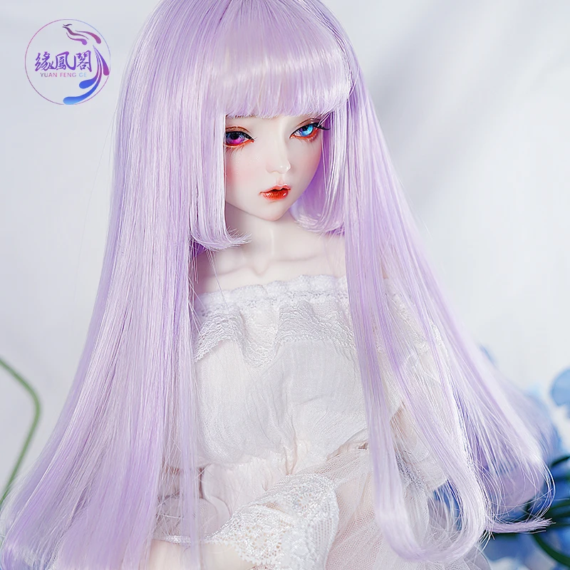 SD/BJD doll wig 1/3 1/4 Princess Alice cut hair BJD false hair  super soft high temperature silk