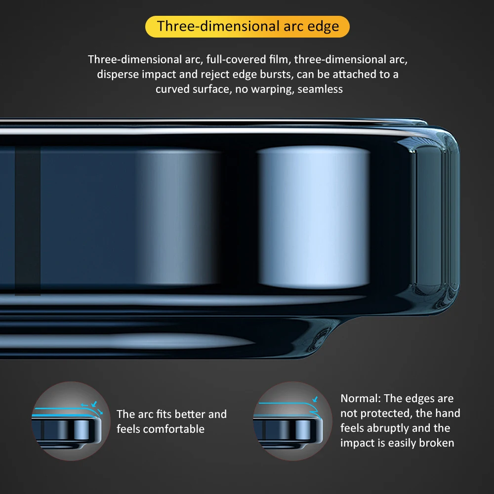 9D الزجاج المقسى آيفون 12 برو ماكس الزجاج آيفون 12 برو 11pro ماكس زجاج واقي آيفون 7 8 plus se2020 فيلم زجاجي