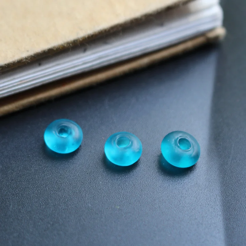 30 Stück 8mm Lampwork-Glasperlen, Abstandshalterperlen, runde Abacus-Rondell-Form, mehrfarbig, für Schmuckherstellung, Armbänder, Halsketten, Charms – Detail 6