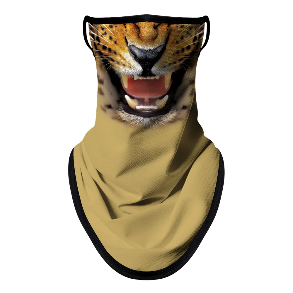 1PC Animal Printing Magic Bandana Cycling Multi-Functional Scarf Seamless Hanging Ear Face Mask Outdoor Neck Cover Scarves