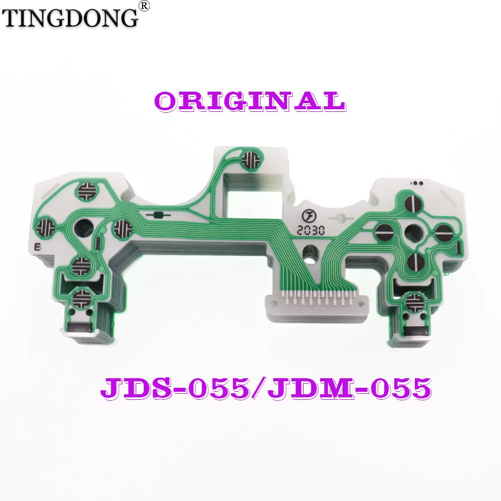 1개 고품질 오리지널 신제품 PS4 컨트롤러 전도성 필름 플렉스 케이블 PS4 조이스틱 수리 부품 JDS-055 JDM-055