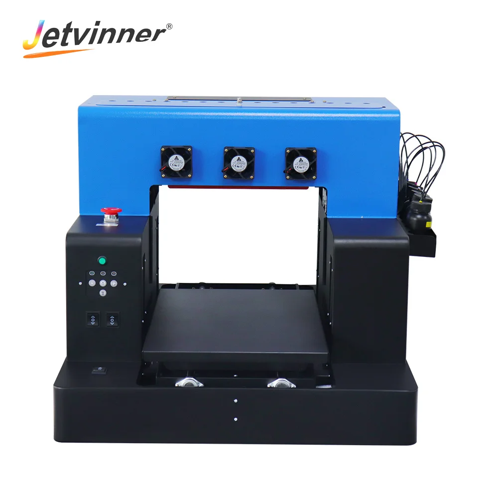 Jetvinner A3 UV DTF Printer With Varnish Laminating Machine for Phone Case Wood Cup Bottle Glass Metal Transfer Sticker Printing