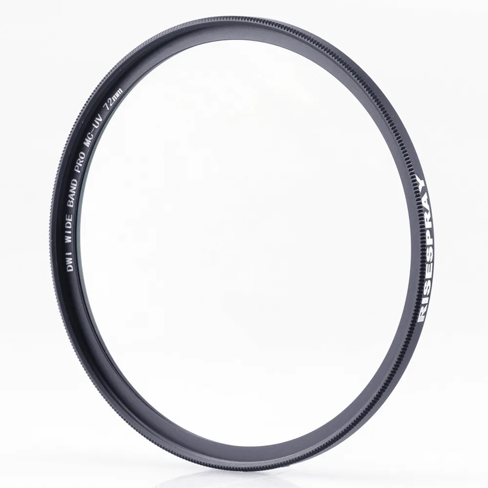 新到着risespray 72 ミリメートルmc uvウルトラバイオレットレンズフィルタープロテクターnikon sony pentaxカメラレンズ
