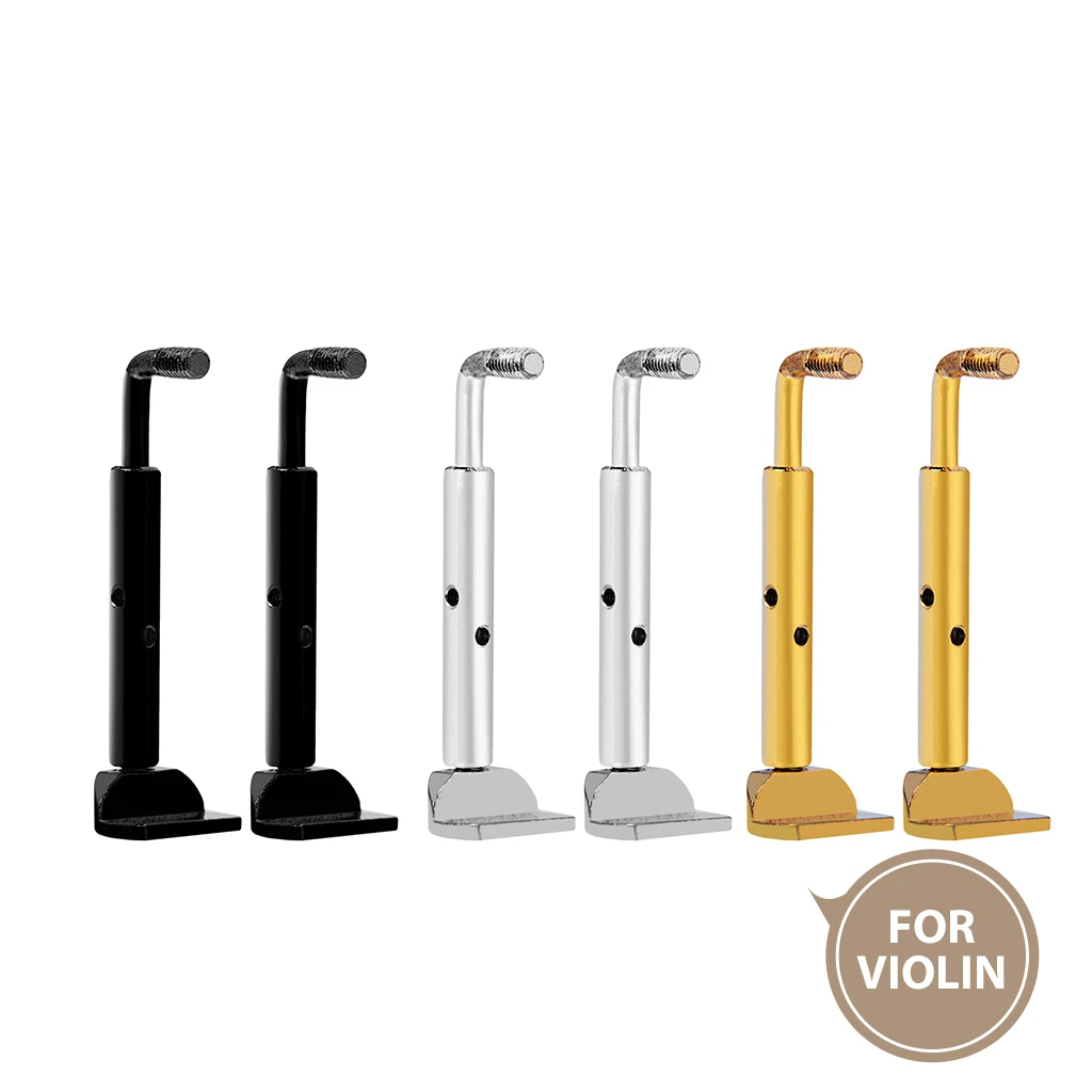 

Violin Chin Rest Clamp Screws Violin Replacement Parts DIY Violin Fittings Golden/Silver/Black Option Split Style