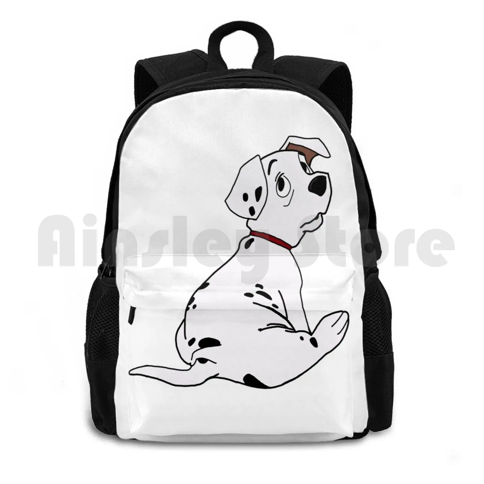 101 Dalmatians : Rolly Outdoor Hiking Backpack Riding Climbing Sports Bag 101 Dalmatians Dalmatian Anime Drawing Dog Fat Hungry