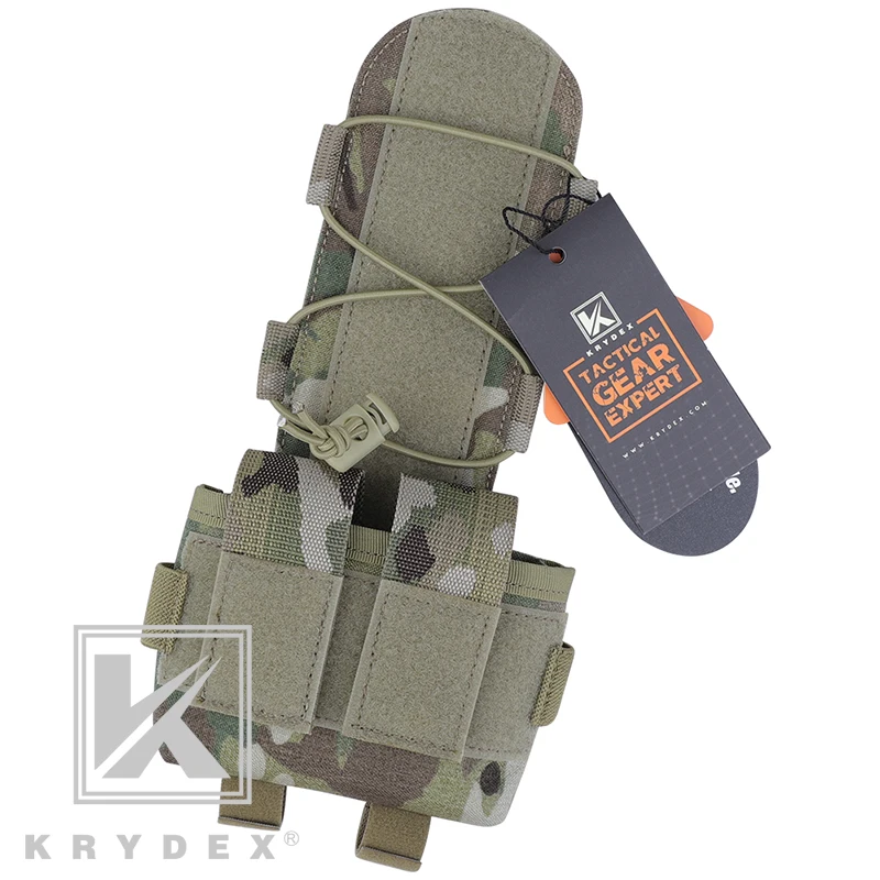 KRYDEX MK2 Tactical GPNVG-18 Battery Pouch Counterweight Battery Box For Combat Helmet Accessory Storage Retention System MC