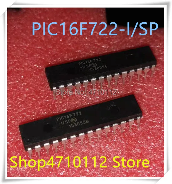 

NEW 10PCS/LOT PIC16F722-I/SP PIC16F722 DIP-28 IC