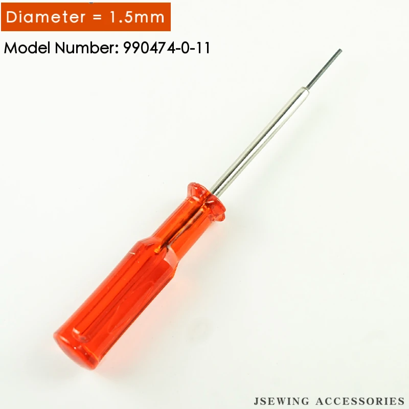 1.5mm / 1.6mm Hex Screwdriver Use For Fix Siruba Pegasus Overlock Sewing Machine Needle 37919 990474-0-11