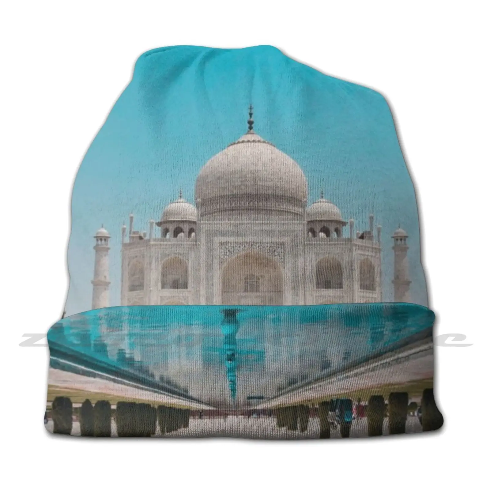 Taj Mahal Knit Hat Hedging Cap Soft Elasticity Outdoor Sports Leisure Taj Mahal History Story Drowning Agra India View Love Taj