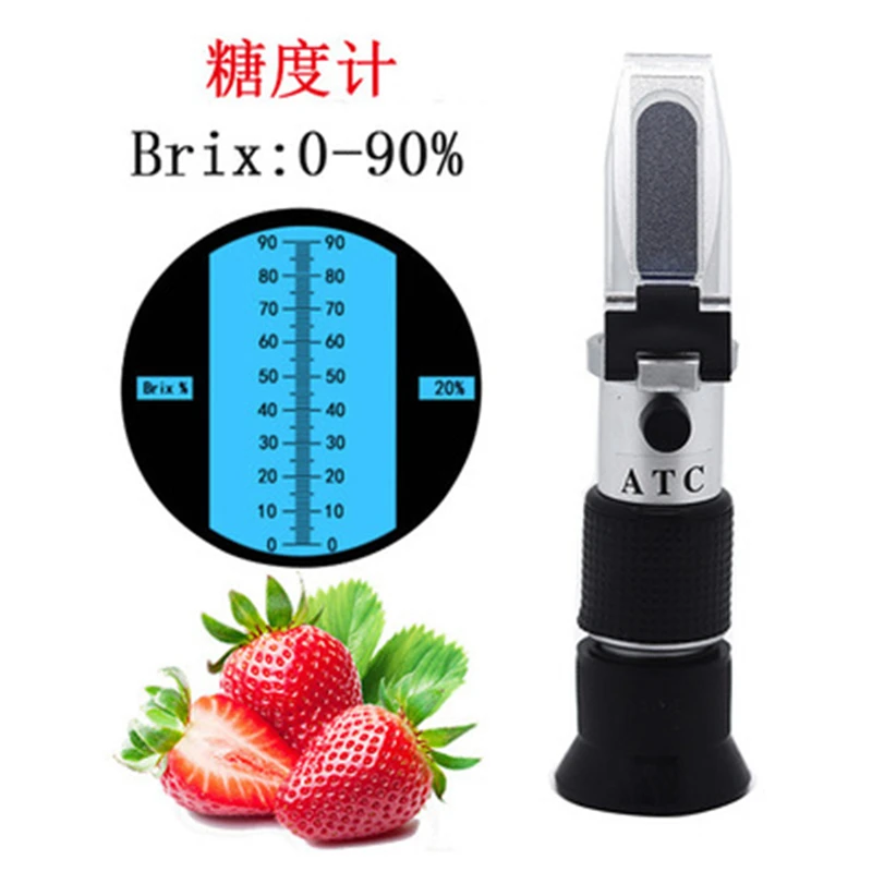 Handheld 32/80/92 Brix Meter Refractometer Optical Sugar Content Tester Fruit Beverage Refractometer