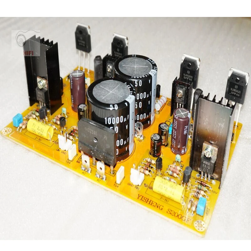 KYYSLB 100W*2 Amplifier Board NJW0281G NJW0302G S200GF Discrete HIFI High Power Amplificador Kit