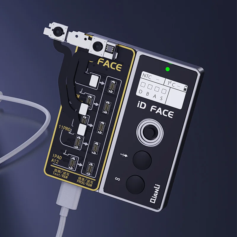 Qianli-detector de ponto de identificação facial para 11, 11pro, promax, x, xs, xsmax, xr, chip, dados de escrita, face id, programador de reparo