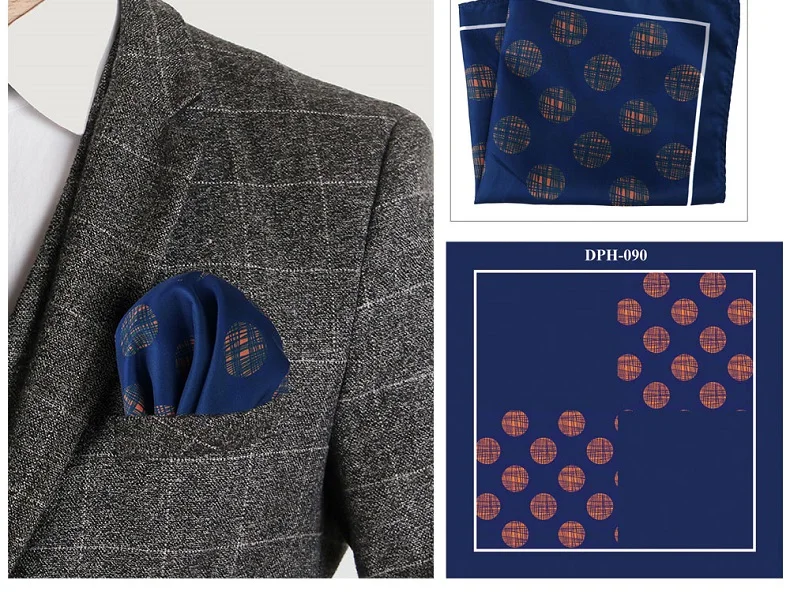 Tailor Smith New Arrival 30x30cm Big Size Handkerchief Men Fashion Chest Towel Paisley Floral Dot Soft Suit Hanky Pocket Squares
