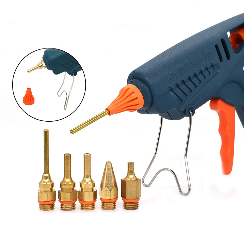 Glue Gun Tool Bag 50W/150W 100W Hot Melt Glue Gun Copper Nozzle for 11mm Glue Stick Home Craft DIY Adhesive Hot Gun