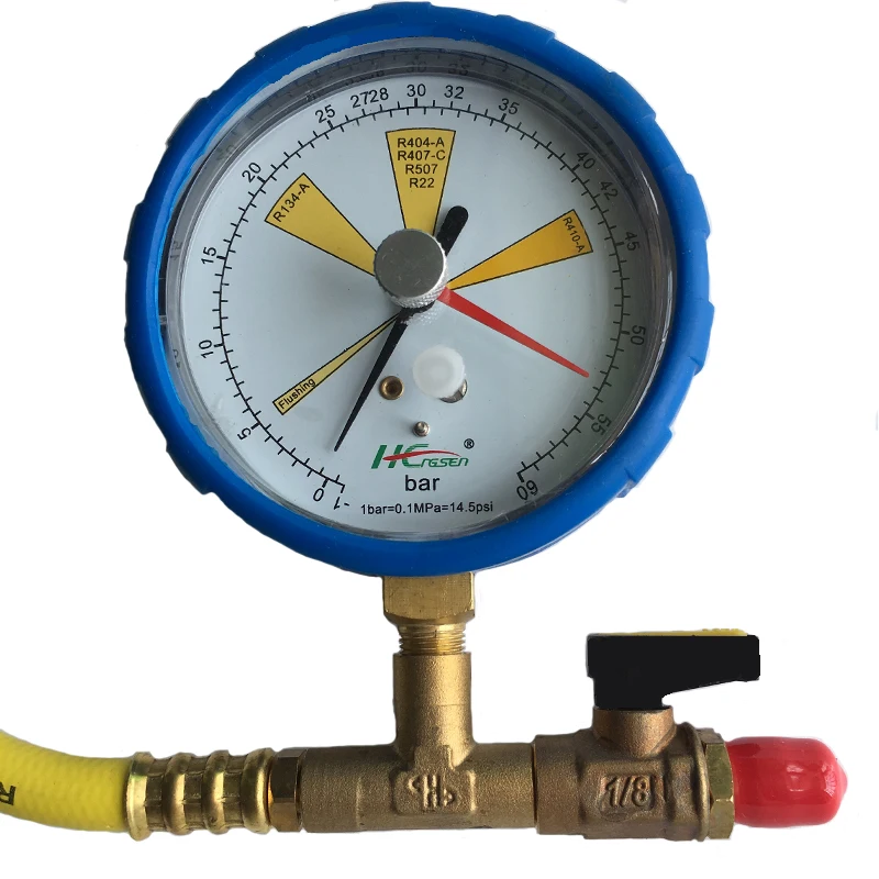 Manometro per il mantenimento di Azoto aria Condizionata Refrigerazione Prova di Pressione di Azoto Manometro Tabella di Test