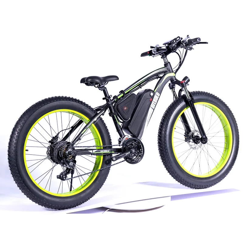 E Dirt Bike Aluminum Alloy Lithium Battery Beach Snowmobile 26*4.0 Inch Big Wheel Fat Tire Electric Bicycle