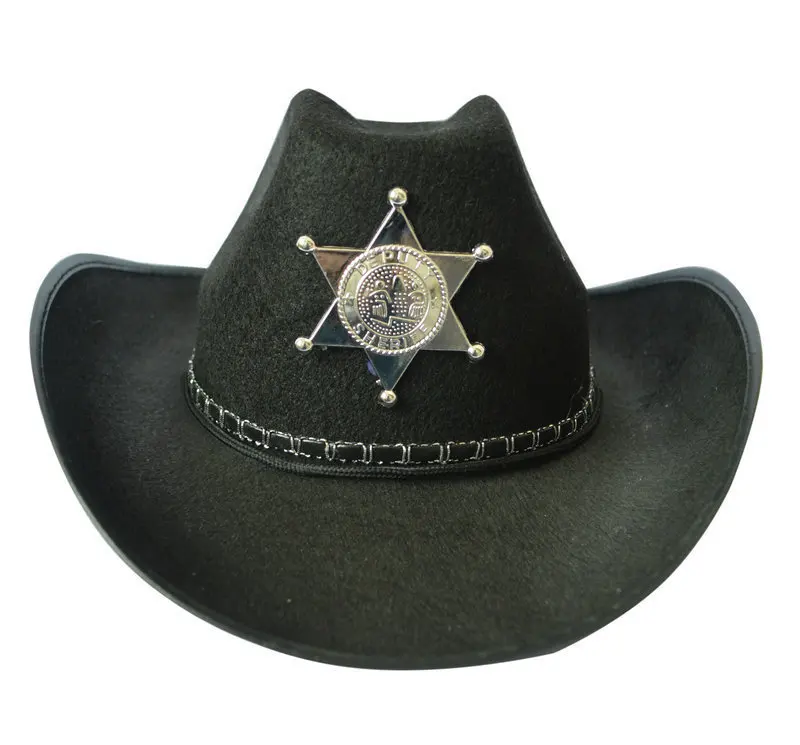 Cowboy Western Wild West Sheriff Hat Fancy Dress Halloween Western Cowboy Hat Venice Hat Pentagram Hat