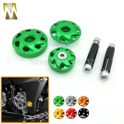 For kawasaki Z1000 10-14 2010 2011 2012 2013 2014 Motorcycle Parts Sales CNC Aluminum Frame Hole Cover 6 Colors