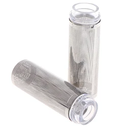 12/16mm Aquarium Trachea Stainless Steel Protective Sleeve Fish Tank Filter OR 2PCS Filter Net Bag Mesh Bag