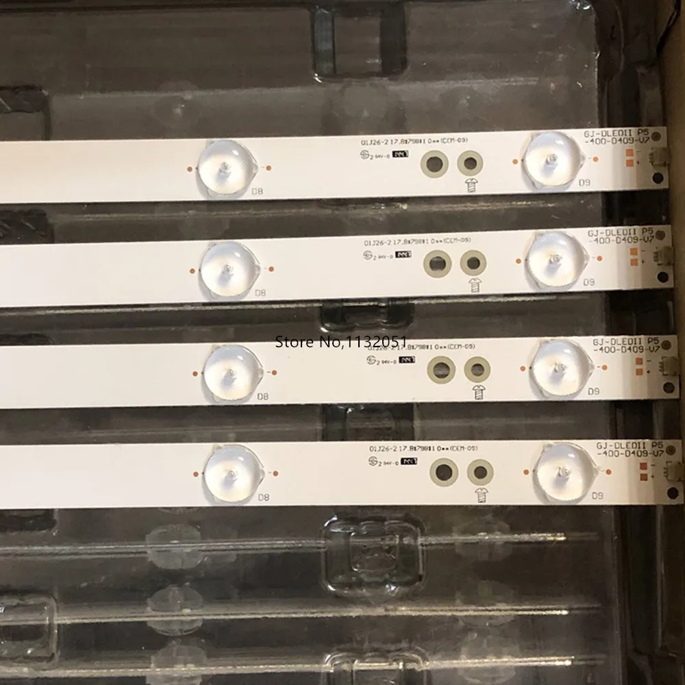 Strip LED untuk 40PFT5300 40PFT5655 40PFH4309 40PFH4009 40PFH4509 40PFH4101 40PFH5500 40PUH6400 40PFH5300 GJ-DLEDII P5-400-D409-V7