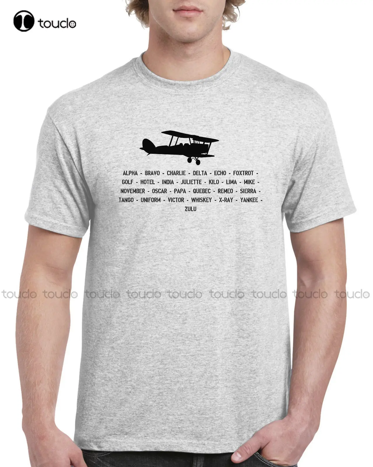 

New T Shirts Unisex Funny Tops Tee Basic Models Airplane Alpha Bravo Charlie Delta Echo Foxtrot Golfer T Shirt Logo Xs-5Xl