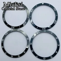 Miuksi 39mm black/dark blue/green bezel Insert ceramic bezel watch accessories fit 41mm men's watches