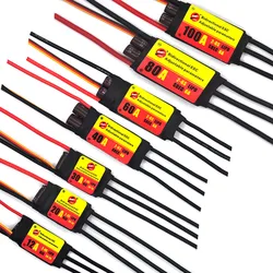 ZMR 12A/20A/30A/40A/50A/60A/80A Bidirectional Adjustable Brushless ESC for Remote Control Car Pneumatic Underwater Propeller