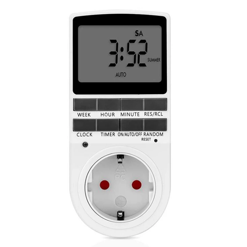 European-style timer socket Large screen timer socket Timer socket Timer Switc