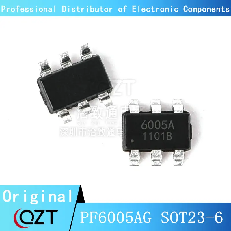 10 Cái/lốc PF6005AG SOT23 6005A PF6005A SOT23-6 PF6005 Chip Mới Tại Chỗ