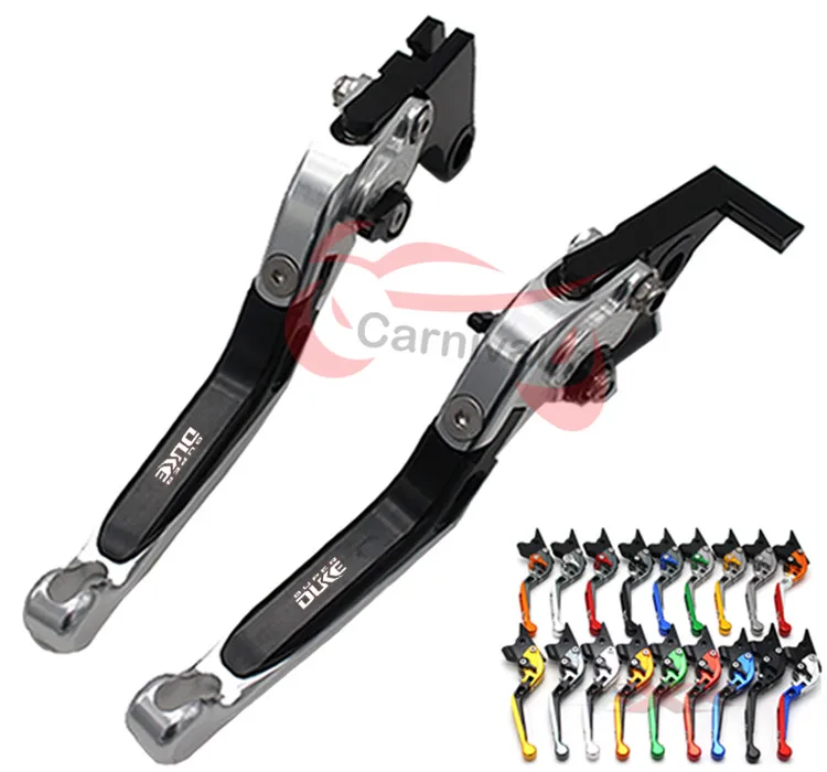 

CNC Aluminum Motorcycle Lever for KTM Duke 125 200, 390 Duke 2014-2017, 2018 2019 Adjustable Folding Brake Clutch Levers